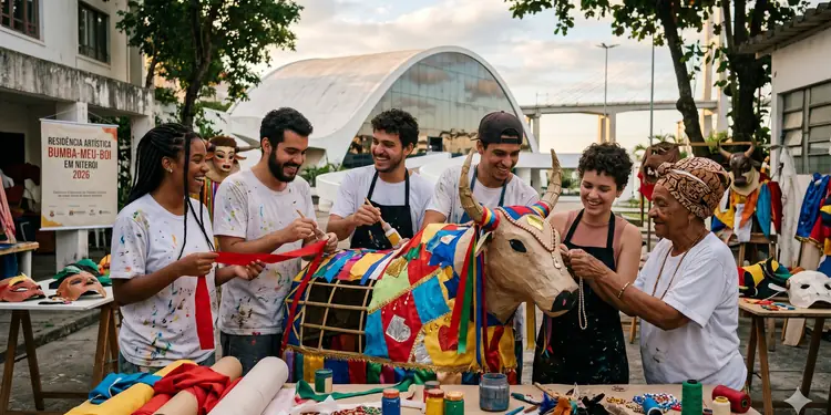 Bumba-meu-boi chega a Niterói com residência artística