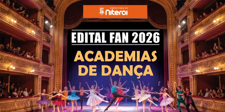 Edital FAN 2026: Teatros de Niterói recebem inscrições de escolas de dança